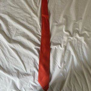 Marinella Napoli silk Italian tie red